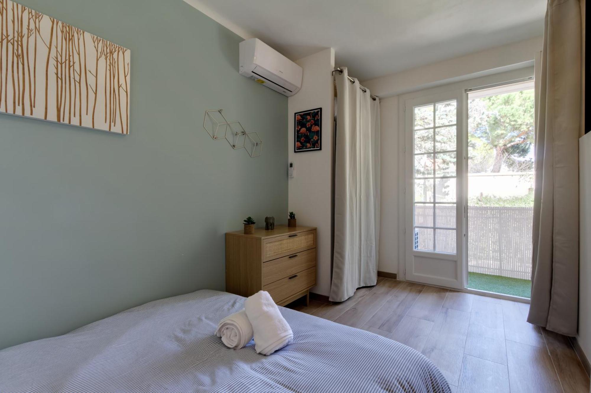 016- T2 Tropisme, Appart 1 Chambre,Clim,Wifi,Parking Монпелье Экстерьер фото