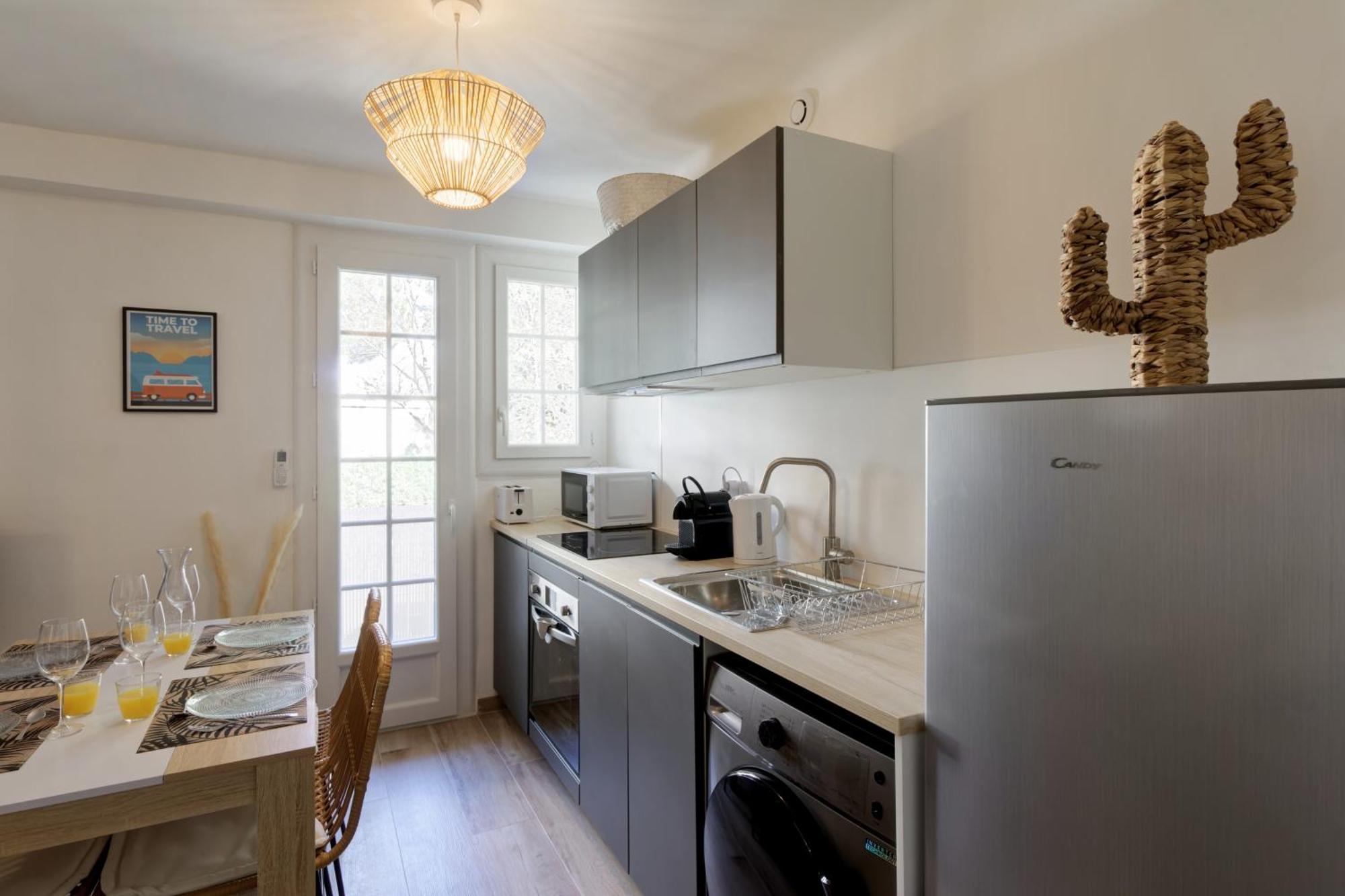 016- T2 Tropisme, Appart 1 Chambre,Clim,Wifi,Parking Монпелье Экстерьер фото
