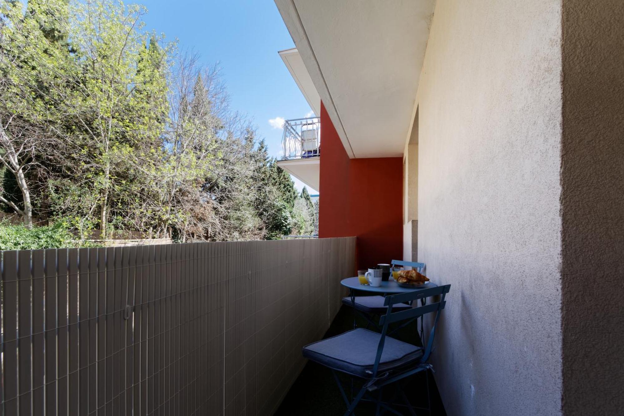 016- T2 Tropisme, Appart 1 Chambre,Clim,Wifi,Parking Монпелье Экстерьер фото